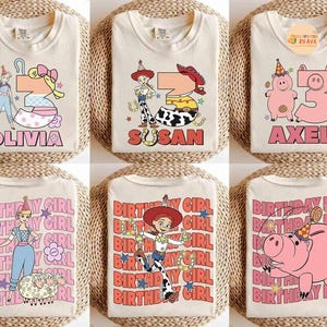 Disneyland Toy Story Birthday shirts, Disneyland Birthday Squad Crew Boy Girl shirts, Toy Story Birthday Family Shirt, Birthday Party afbeelding 3