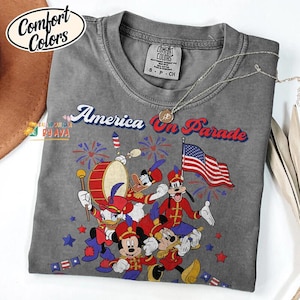 Retro Disneyland America Mickey 4th Of July Shirt, America 4th Of July Shirt, America Parade 250th Shirt, Happy Independence Day 2026 image 6