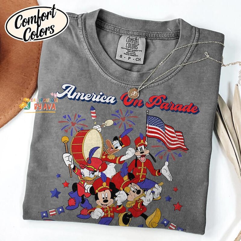 Retro Disneyland America Mickey 4th Of July Shirt, America 4th Of July Shirt, America Parade 250th Shirt, Happy Independence Day 2026 image 6
