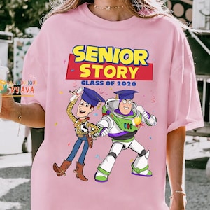 Disneyland Pixar Toy Story To Senior Story Class of 2026 Shirt, Graduation 2026 Family Trip Shirt, Woody Buzz Lightyear, Graduation Senior image 5