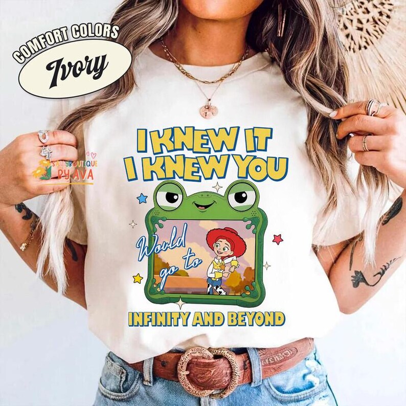 I Knew It I Knew You Toy Story 5 Shirt, Toy Story 5 Shirt, Infinity and Beyond Jessie Tee, Disneyland Toy Story 5 Birthday Shirt image 7