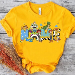 Custom Name Toy Story T-shirt, Personalized Disneyland Buzz Woody Jessie Shirt, Custom Birthday Boy Girl Tee, Disneyland Family Matching image 6