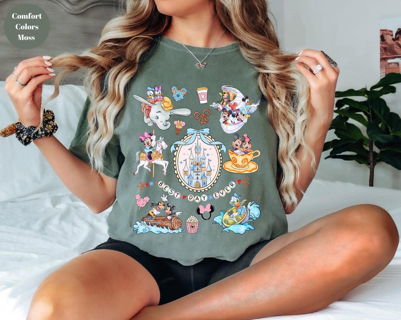 Coquette Bow Disneyland Best Day Ever Shirt, Disneyland Family Vacation Shirt, Disneyworld Mickey and Friends Shirt, Disneyland Trip 2026 image 4