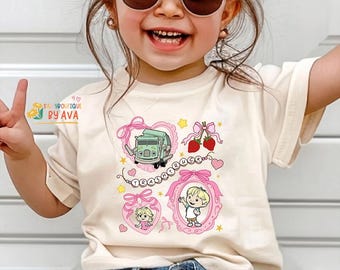 Coquette Bow Trash Truck Comfort Colors Shirt, Trash Truck Birthday Shirt, Birthday Boy Girl, Trash Truck Family Theme, Family Matching Tee