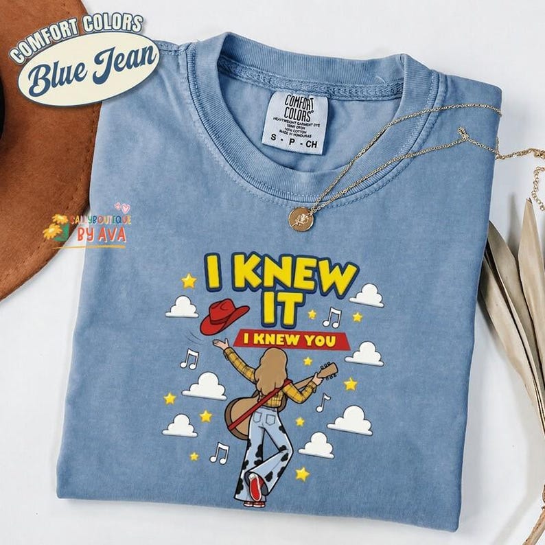 Comfort Colors I Knew It, I Knew You Toy Story 5 T-Shirt, Toy Story 13 Cloud Summer Beach Shirt, Gift For Music Fan, Music 2026 Tshirt image 2