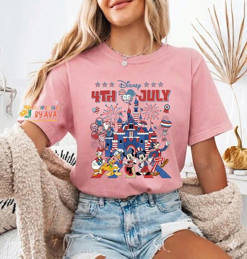 Mickey And Friends Disneyland 4Th Of July Shirt, Happy 4Th Of July, Happy Independence Day Shirt, 250 Years Celebration Shirt image 4