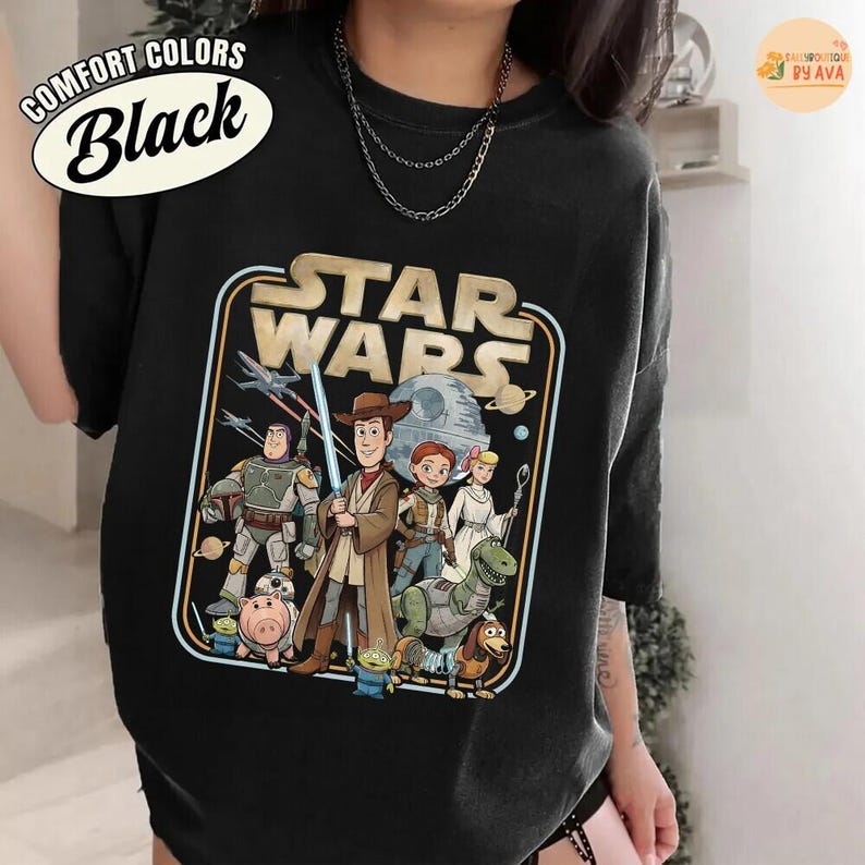 Disneyland Woody and Friends Starwars May The 4th Be With You Shirt, Toy Story Starwars, Galaxy's Edge Shirt, Woody Jessie Buzz Lightyear image 1