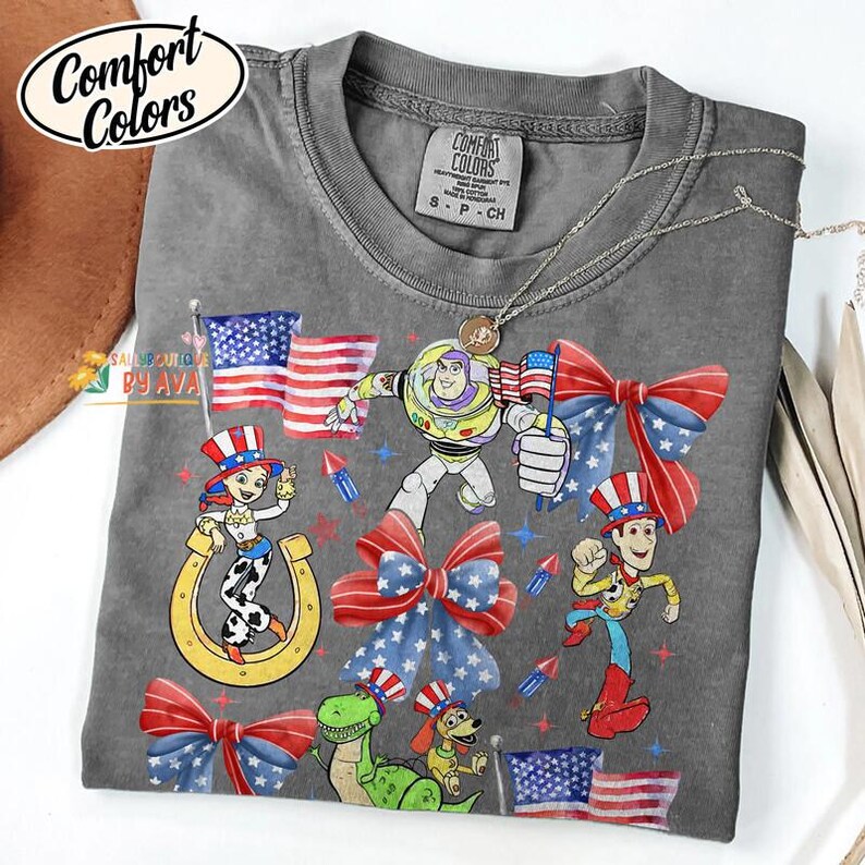 Disneyland 4th of July Toy Story Shirt, Disneyland Family Shirt, DisneyTrip Shirt, Disneyworld 4th of July Shirt, Independence Day image 7