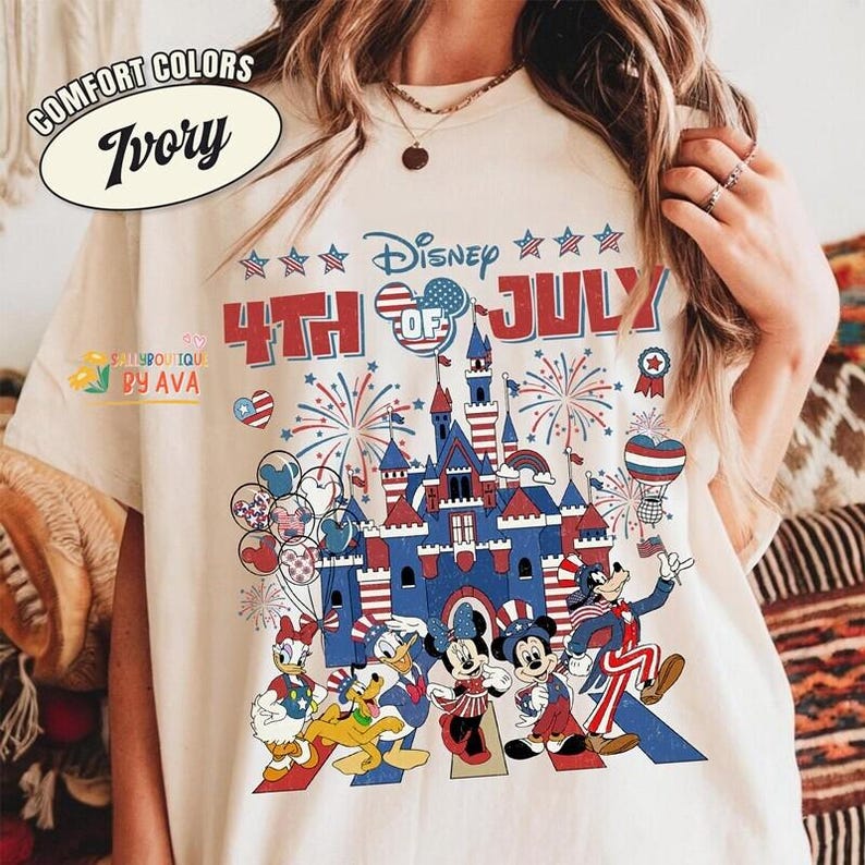 Mickey And Friends Disneyland 4Th Of July Shirt, Happy 4Th Of July, Happy Independence Day Shirt, 250 Years Celebration Shirt image 2