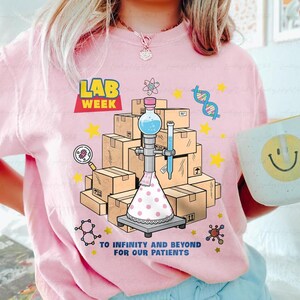 Toy Story Lab Week 2026 Shirt, Lab Story Med School Shirt, Phlebotomist Lab Assistant Clinical Laboratory Shirt, Medical Tech Mlt Mls image 3