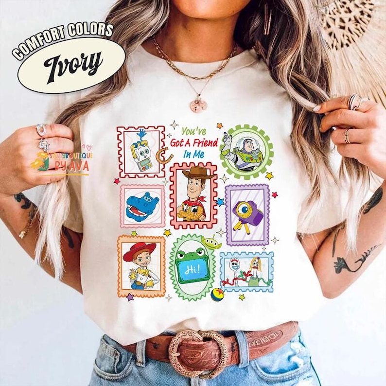 Toy Story 5 Shirt, You've Got A Friend In Me Tee, Disneyland Pixar Woody Buzz Etch Lenny Mr Spell Lilypad, Family Vacation 2026 Trip Shirt image 1
