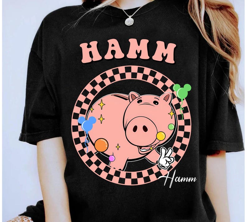 Disneyland Pixar Toy Story Checkered Shirt, Vintage Slinky Woody Buzz Jessie Rex Lotso Disneyland Family Vacation Tee, Disneyland Birthday image 4