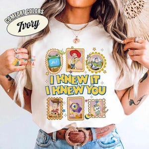 Disneyland Pixar Toy Story 5 I Knew It I Knew You Shirt, Lilypad Buzz Woody Jessie Toy Story Land You've Got a Friend In Me Shirt image 2