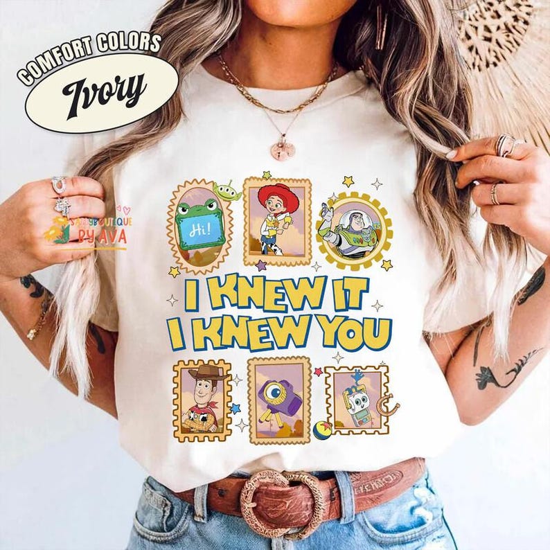 Disneyland Pixar Toy Story 5 I Knew It I Knew You Shirt, Lilypad Buzz Woody Jessie Toy Story Land You've Got a Friend In Me Shirt image 2