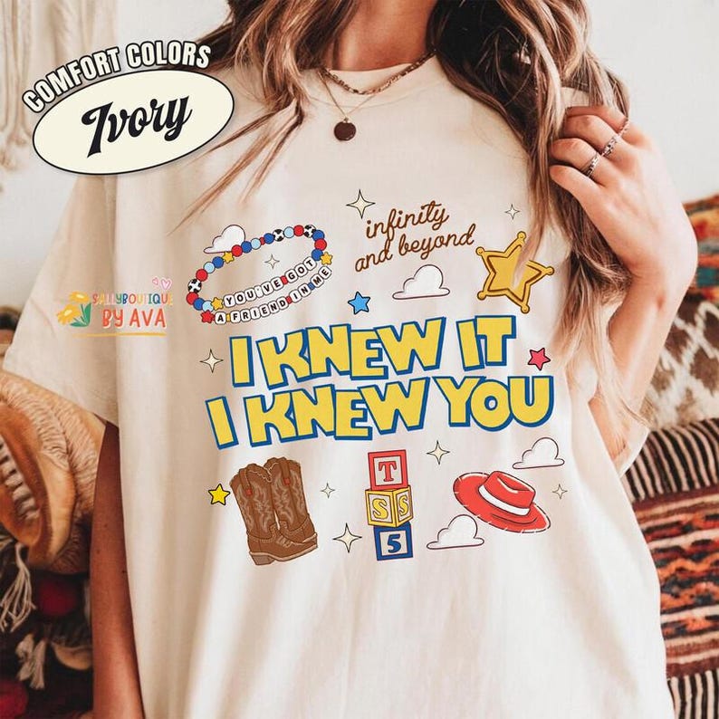 Disneyland Pixar Toy Story 5 I Knew It I Knew You Shirt, Toy Story Season 5 Shirt, Toy Story Land You've Got a Friend In Me Adult Kids Shirt image 2
