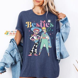 Disneyland Toy Story Besties T-Shirts, Bo Peep And Jessie Shirts, Disneyland Girls Outfits, Disneyland Best Friends Tee, BFF Girls Trip 2026 image 4