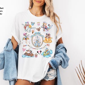 Coquette Bow Disneyland Best Day Ever Shirt, Disneyland Family Vacation Shirt, Disneyworld Mickey and Friends Shirt, Disneyland Trip 2026 image 3