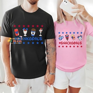 Mickey And Friends 4th Of July Snack Drinks Shirt, America Shirt, Happy Independence Day Shirt, 250 Years Celebration Shirt image 1