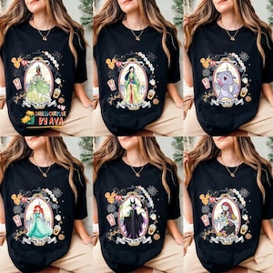 Custom All Characters Disneyland Trip 2026 Shirt, Personalized WDW Family Vacation Matching Tee, Magic Kingdom Mickey Pooh Stitch Buzz Shirt image 5