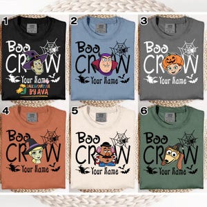 Toy Story Halloween Bo Crew Shirt, Party Trick or Treat, Spooky Season Disneyland Halloween Shirt, Woody Buzz Jessie Halloween Shirt 2026 afbeelding 1