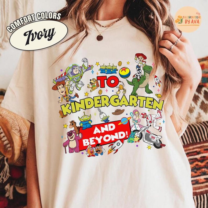 Disneyland Toy Story School To Infinity and Beyond Back To School, T-shirt pour la maternelle et au-delà, Toy Story, T-shirt Pixar image 2