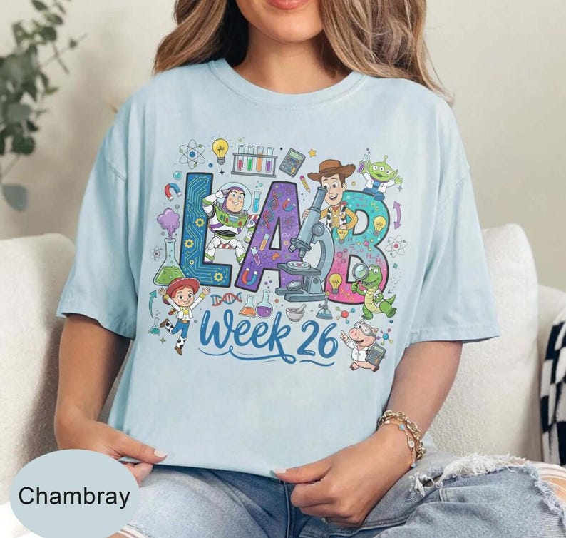 Vintage Lab Week 2026 Shirt, Laboratory Team Tees, Lab Toy Story Tee, Lab Assistant Gift Shirt, Phlebotomist Shirt, Medical Lab Tee image 3