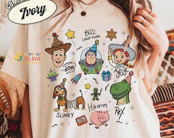 Disneyland Toy Story Birthday Party Shirt, Buzz Lightyear Woody Jessie Toy Story Land You've Got a Friend In Me, Birthday Boy Girl Toddler