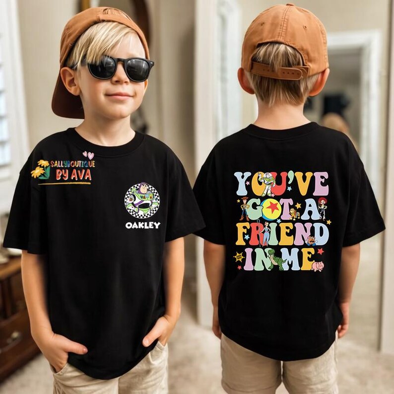 Custom Toy Story Family Matching Shirt, Disneyland Custom Family Trip Shirt, Buzz Lightyear Boy Shirt, Woody Dad T-shirt, Jessie Mom Shirt image 3