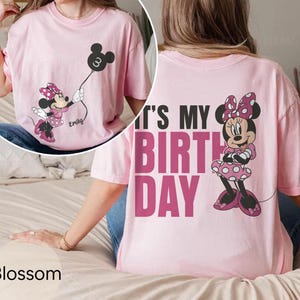 Custom Name Age Disneyland Mickey and Friends With Balloon Shirt, Personalized It's My Birthday Gift, Disneyland Family Matching Shirt 2026 image 5