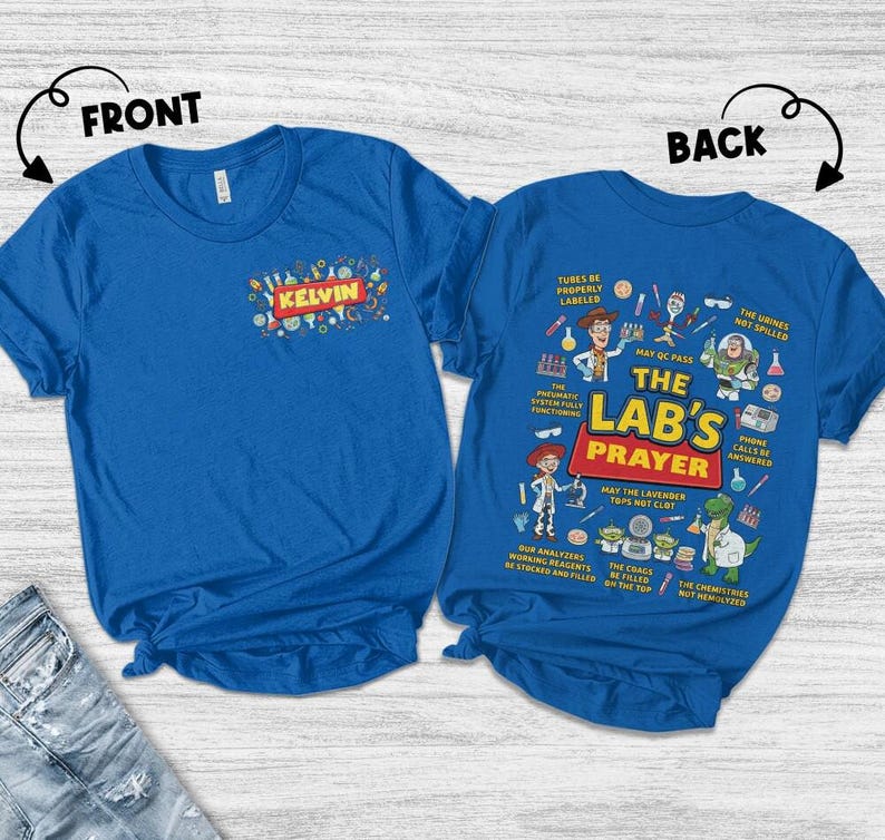 Toy Story Lab Week 2026 Shirt/The Lab's Prayer Shirt/Medical Lab Science/Laboratory Lab Tech Team Shirt, Lab Scientist Med Tech Shirt image 4