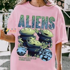 Disneyland Toy Story Aliens Shirt, Retro Alien Toy Story Disneyland WDW Matching Family Shirt, Magic Kingdom, Animal Kingdom Shirt Bild 6