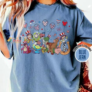 Toy Story Disneyland 4th Of July Independence Day Shirt, America Red White Blue Shirts, 250th USA Anniversary Shirt, Independence Day 2026 image 6