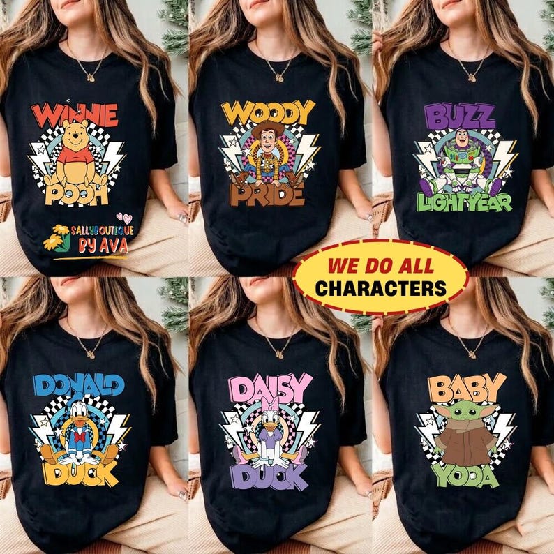 Retro Comfort Colors Mickey and Friends Shirt, All Characters Disneyland Family Trrip Shirt, Disneyland Trip 2026 Shirt, Family Vacation image 1