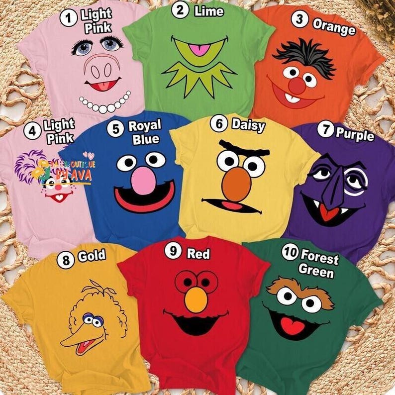The Muppets Characters Halloween Costume Shirt, Disneyland Muppet Lovers Shirt, Disneyland Halloween, Mickey's Not So Scary Party 2026 Shirt image 3