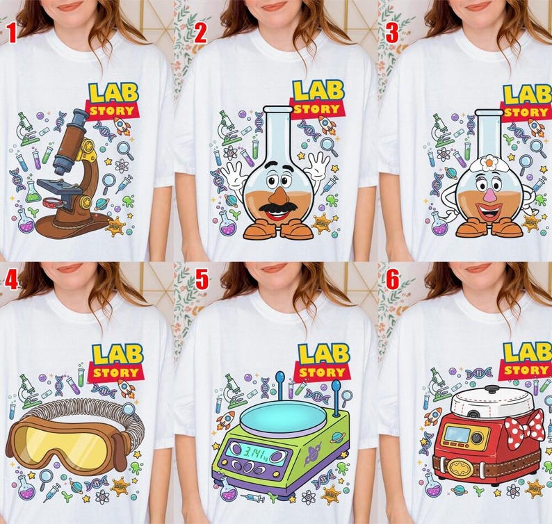 Disneyland Toy Story Lab Week 2026 Shirt, Buzz Lightyear Woody Jessie Bo Peep Lab Story 2026 Shirt, Lab Team, Med Lab Clinical Laboratory image 3
