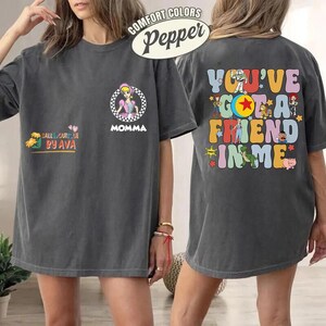 Custom Toy Story Family Matching Shirt, Disneyland Custom Family Trip Shirt, Buzz Lightyear Boy Shirt, Woody Dad T-shirt, Jessie Mom Shirt image 2