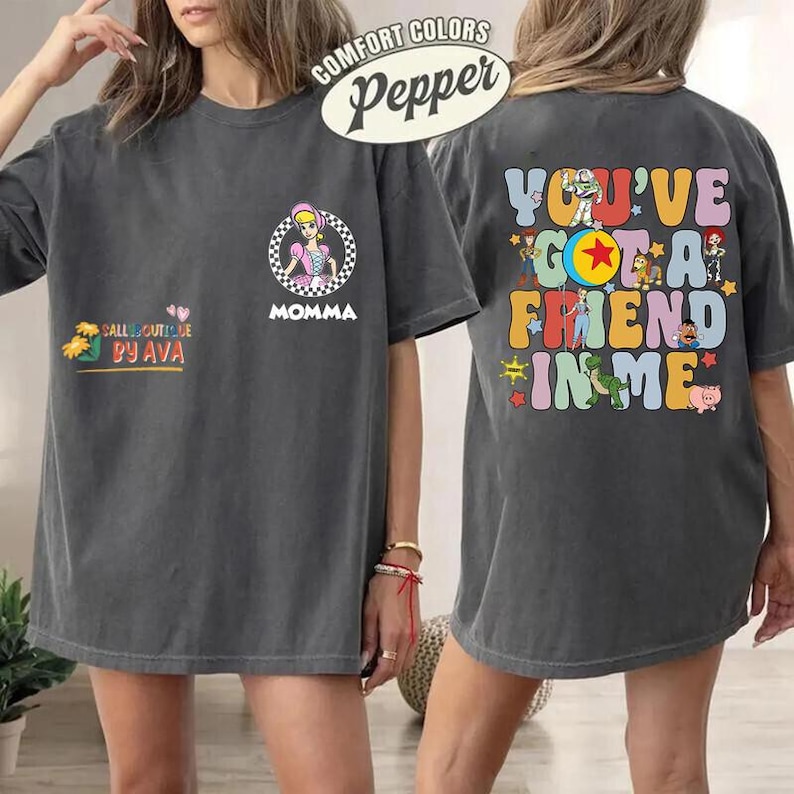 Custom Toy Story Family Matching Shirt, Disneyland Custom Family Trip Shirt, Buzz Lightyear Boy Shirt, Woody Dad T-shirt, Jessie Mom Shirt image 2