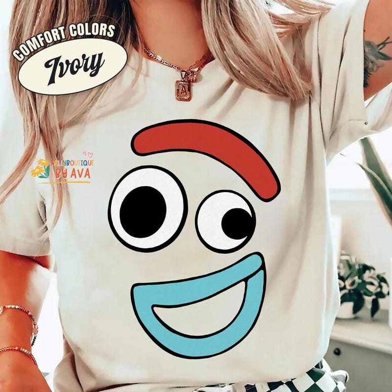 Funny Forky Emotion Face Costume Shirt, Disneyland Toy Story Forky Family Costume Shirt, Toy Story Halloween Shirt, Halloween Trip Shirt immagine 3