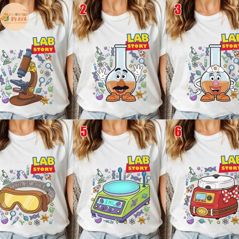 Disneyland Toy Story Lab Week 2026 Shirt, Buzz Lightyear Woody Jessie Bo Peep Lab Story 2026 Shirt, Lab Team, Med Lab Clinical Laboratory image 1
