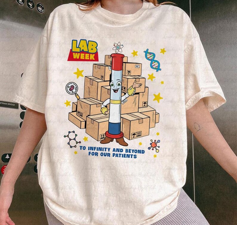 Toy Story Lab Week 2026 Shirt, Lab Story Med School Shirt, Phlebotomist Lab Assistant Clinical Laboratory Shirt, Medical Tech Mlt Mls image 5
