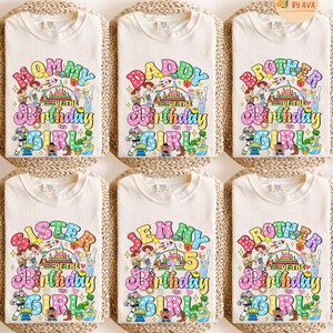 Custom Disneyland Toy Story Movie Birthday Family Shirt, Woody, Buzz, Jessie, Bo Peep, Rex Family Matching Birthday Shirt, Birthday Gifts image 1