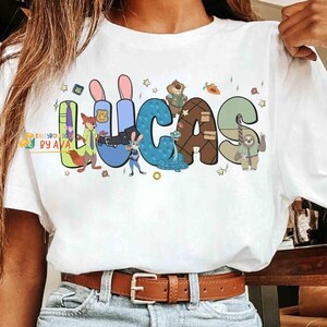 Custom Disneyland Zootopia 2 Characters Shirt, Judy Hopps Nick Wilde Gary DeSnake Tee, Disneyland Family Trip, Zootopia 2 Birthday image 5