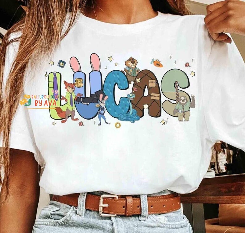 Custom Disneyland Zootopia 2 Characters Shirt, Judy Hopps Nick Wilde Gary DeSnake Tee, Disneyland Family Trip, Zootopia 2 Birthday image 5
