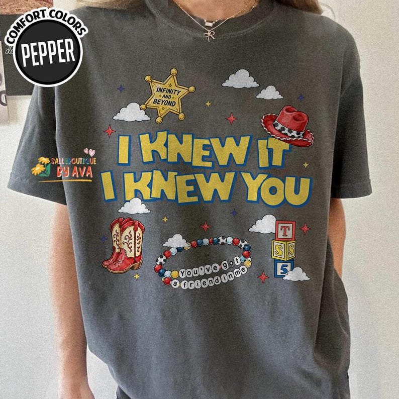 Chemise Je le savais, je savais que tu allais avoir 5 ans, chemise Toy Story 5, DisneylandToy Story 5 anniversaire, chemise anniversaire Toy Story image 6