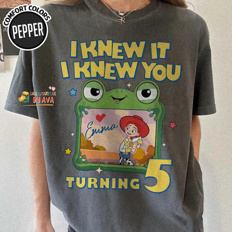 I Knew It I Knew You Were Turning 5 Shirt, Toy Story 5 Shirt, You've Got A Friend In Me Tee, Disneyland Toy Story 5 Birthday Shirt image 6