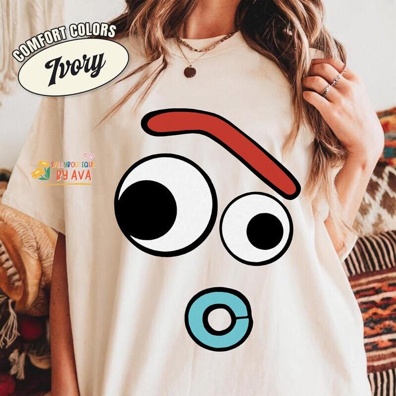 Funny Forky Emotion Face Costume Shirt, Disneyland Toy Story Forky Family Costume Shirt, Toy Story Halloween Shirt, Halloween Trip Shirt immagine 5