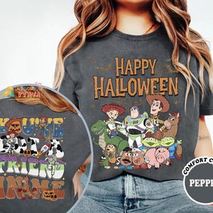 Comfort Colors® Toy Story Skeleton Halloween Shirt, Disneyland Toy Story Halloween Shirt, Toy Story Skeleton Shirt, Halloween Party 2026 Te image 6