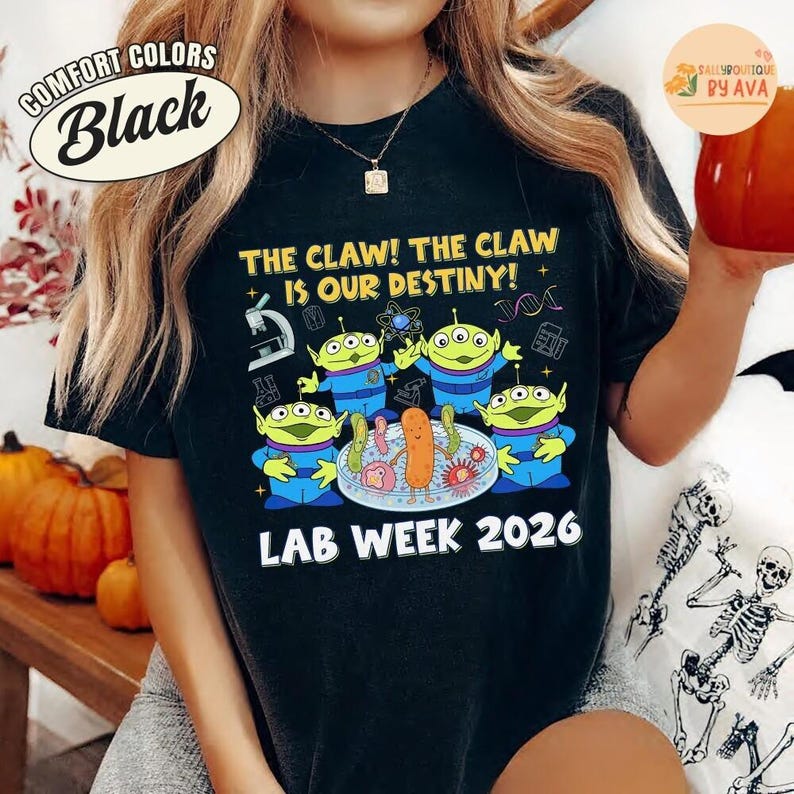 Aliens Toy Story Lab Week 2026 shirt, Lab Week Story shirt, Toy Story Aliens Lab Tech Team Science Tee, Med Lab Clinical Laboratory Matching image 6
