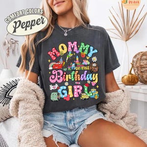 Custom Disneyland Cars Family Birthday Shirts, Lightning McQueen Cars Sally Tow Mater Shirt, Family Matching Birthday Shirt, Birthday Gifts afbeelding 3