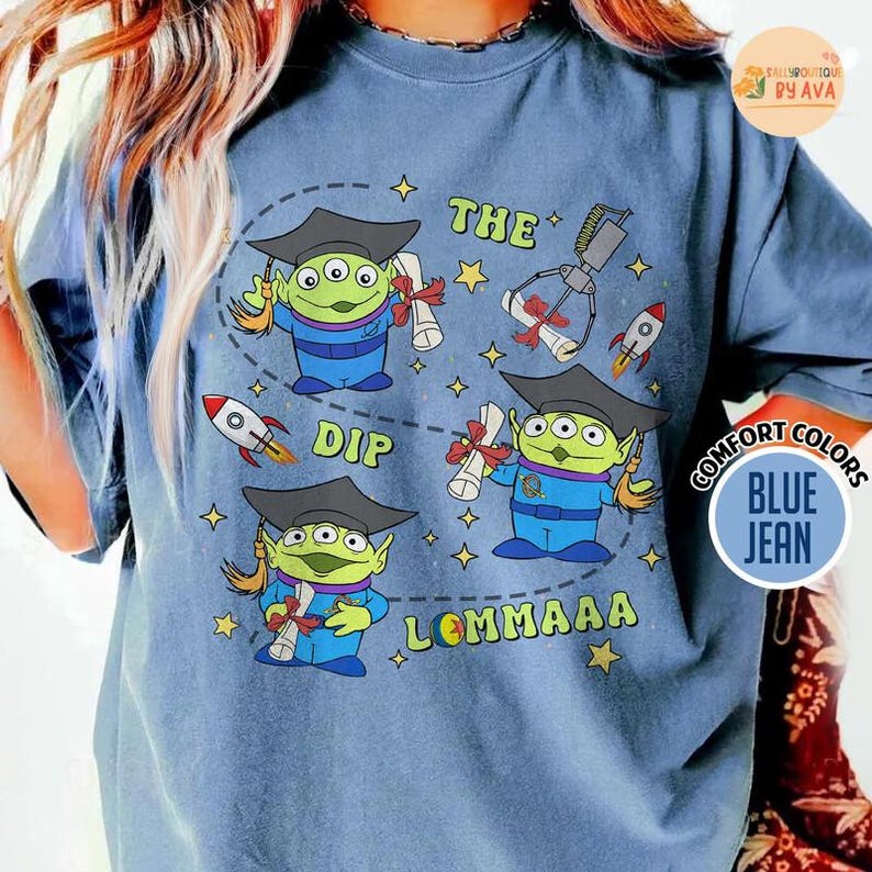 Disneyland Aliens Toy Story The Diploma Graduation 2026 Comfort Colors T-shirt, Graduate Shirt, Graduate Senior Gifts, 2026 Trip Matching Bild 4